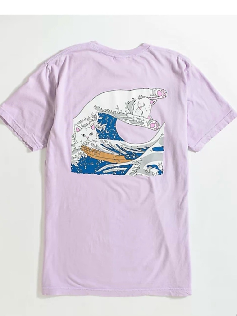 RIPNDIP The Great Wave Of Nerm Lavender T-Shirt / No size tag / PTP-18”/ NWOT
